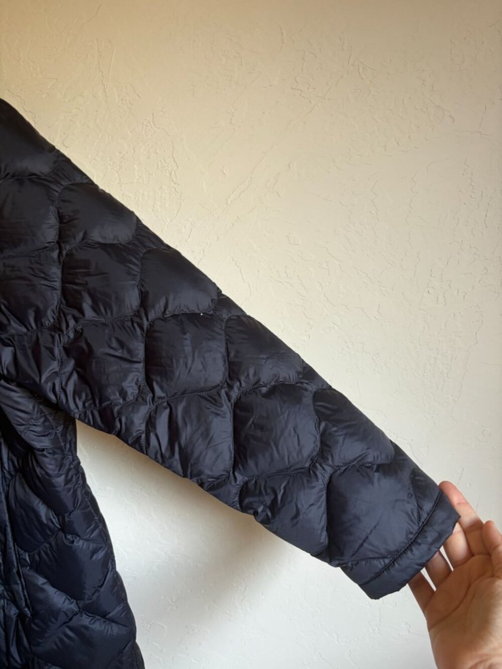 Eddie Bauer 650 Down Filled Long Line Puffer Jacket XXL with Hood - Picture 4 of 10